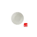Kütahya Porselen Bone Luz Krem Çorba Kasesi 15Cm 2 Li