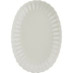 Kütahya Porselen Bone Luz Krem Kayık Tabak 28X19CM Tekli BNLZF28KY00 - 28 cm
