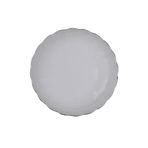 Kütahya Porselen Bone Luz Platin Fileli Çukur Tabak 20Cm Tekli