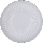 Kütahya Porselen Bone Luz Platin Fileli Servis Tabağı 27CM Tekli - 27 cm