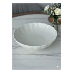 Kütahya Porselen Bone Luz Serisi Krem 25 Cm Salata Kasesi Tekli (Amblemli) KREM 25 x 25