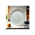 Kütahya Porselen Boneporce Bone Luz 21 Cm 6 Adet Pasta Tatlı Kahvaltı Sunum Tabağı Tabak