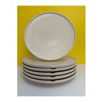 Kütahya Porselen Chef Taste Model Krem 25 Cm Servis Tabağı 6 Lı