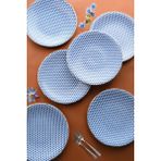 Kütahya Porselen Cool Gold Altın Yaldızlı Servis Tabağı 25CM 6 Kişilik 6 Parça - Renkli