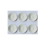 Kütahya Porselen Corendon Krem Rölyefli Reaktif Nano Çay Tabağı 10Cm-Ct890553