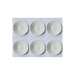 Kütahya Porselen Corendon Krem Rölyefli Reaktif Nano Çay Tabağı 10Cm-Ct890553