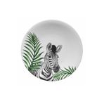 Kütahya Porselen Doğadakiler Zebra 27 cm Servis Tabağı