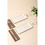 Kütahya Porselen Krem 2 Li Porselen Tavuk Dünyası Tabağı 31 x 14 Cm KREM 31 X 14