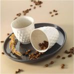 Kütahya Porselen Krem Favo 2'li Mug Seti
