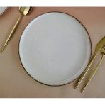 Kütahya Porselen Moderna Tarçın Pasta Tabağı 21cm Tekli