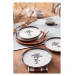 Kütahya Porselen Palmiye Pasta Tabağı 4 Parça 21 Cm Npmod21Dus4880794 Renkli