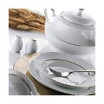 Kütahya Porselen Sedef Yaldızlı 6x25 cm Servis Tabağı