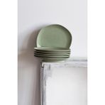 Kütahya Porselen Soho 6 Parça 22 cm Yeşil Pasta Takımı