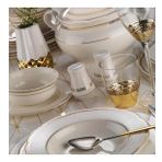 Kütahya YMK.TK.10509 Bone Olympos 62 Parça Yemek Takımı