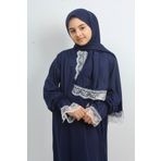 Kutay Collection Kız Çocuk Orta Boy Şık Yazlık Namaz Elbisesi, Genç Ferace, Terletmeyen Pamuklu Namaz Kıyafeti 56654
