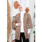 Kutay Collection Mevsimlik Kadın Tesettür Plaj Üstü Kimono, Terletmeyen Helen Kumaştan Pareo
