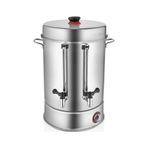 Kutlu 400 Bardak 36 Lt Çay Otomatı Çevirmeli Metal Musluklu