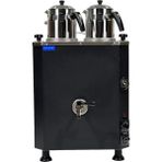 Kutlu Ticaret KUTLU TITANIUM 2 Demlikli Çay Kazanı Elektrikli 2000 Watt Siyah Ergonomik Tasarım