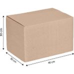 Kutu Marketim 40x30x30 Çift Oluklu Koli 15 Adet Boş Koli Evrak Kolisi Kutumarketim Kolikutu Kargo Paketleme Kolisi