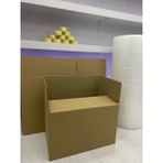 Kutu Taşınma Seti 60X40X40CM 5’li Çift Oluklu Karton 1.adet Koli Bandı ve 5mt Patpat Hediyemizdir. - Kahverengi - 60 x 40 x 40