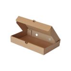 Kutuavm Pide Kutusu 25x16x4 cm Kraft 100 Adet