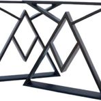 Kütük Masa Ayağı Metal Yemek Masası Ayağı Profil Ayak