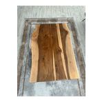 KÜTÜK MOBİLYA DİZAYN CEVİZ AĞACI ORTA SEHPA 100x70
