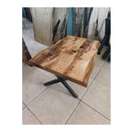 KÜTÜK MOBİLYA DİZAYN KESTANE AĞACI ORTA SEHPA 100x70