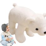 Kutup ayısı oyuncak, beyaz ayı doldurulmuş hayvan | Renkli LED ışıkları ile oyuncaklar bebek | Ana Sayfa Dekorasyon Yumuşak Bebek, Gece Işık Sarılma Yastığı, Doğum Günü Partisi Favors