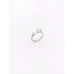 Kutup Yıldızı Tasarımlı Taşlı Yüzük - Yz0259-1