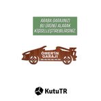 kutuTR 50 Araçlık Ahşap Duvar Rafı Ceviz Raf Isimlik - Sadece Isimlik( Hotweels Ve Matchbox )