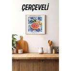 Kututr Ahşap Çerçeveli Mdf Kare Tek Tablo Kendi Setinizi Oluşturacağınız Liste Mutfak,Çerçeveli Tx1067 32 X