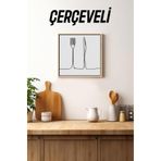 Kututr Ahşap Çerçeveli Mdf Kare Tek Tablo Kendi Setinizi Oluşturacağınız Liste Mutfak,Çerçeveli Tx1069 23 X