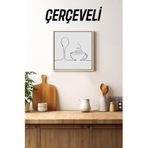 Kututr Ahşap Çerçeveli Mdf Kare Tek Tablo Kendi Setinizi Oluşturacağınız Liste Mutfak,Çerçeveli Tx1070 32 X