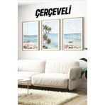 Kututr Ahşap Çerçeveli Mdf Tablo Seti Matisse Bohem Kusama Salon Ve Oturma Odası İçin Çt3066,Çerçeveli Çt3066 32 X 42