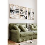 Kututr Ahşap Çerçeveli Mdf Tablo Seti Matisse Bohem Kusama Salon Ve Oturma Odası İçin Çt3074,Çerçeveli Çt3074 23 X 32