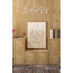Kututr Ahşap Çerçeveli Mdf Tek Tablo İslami 5 Serisi Kendi Setinizi Oluşturacağınız Liste,Çerçeveli 1181 23 X 32