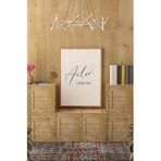 Kututr Ahşap Çerçeveli Mdf Tek Tablo İslami Kendi Setinizi Oluşturacağınız Liste,Çerçeveli 1028 42 X 62,8692016048583
