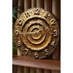 Kututr Altın Spiral – Lüks Görünümlü 3D Mdf Duvar Saati Sdw278,Sdw278 33 X