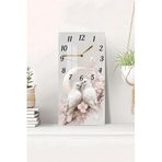 Kututr Aşk Kuşları Ve Ay Desenli Temperli Cam Tablo Saat 30×60 Cm Hd Uv Baskı– Cusd245,Çok Renkli 30 X 60