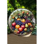 Kututr Bereketli Bir Hasat Mevsimi! Uv Baskılı 3D Gürünümlü Mdf Duvar Süsü Dt100,Ahşap Dt100 20 X