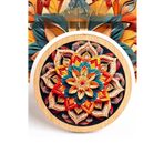 kutuTR Büyükler için Ahşap Puzzle Sonsuz Çiçek Desen 8692016043557