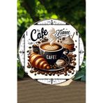 Kututr Cafe Temalı Uv Baskılı 3D Gürünümlü Mdf Duvar Süsü – Dt078,Dt078 33 X