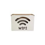 kutuTR Dekoratif Modem Saklama Kutusu / Wifi / Beyaz