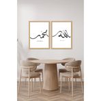 kutuTR Dekorize Mdf 2 Parça 30x40 cm 3 Mm Çerçeve Görünümlü Bohem Tablo, 8692016039383