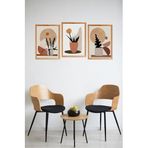Kututr Dekorize Mdf 3 Parça Mm Çerçeve Görünümlü Bohem Tablo 3006,Renkli 13 X 17