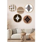 kutuTR Dekorize Mdf 5 Parça Çerçeve Görünümlü Tablo Set 5012 8692016033039