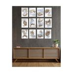 kutuTR Dekorize Mdf Tablo Seti 12 Parça 3 Mm - Çiçekli Salon Oturma Yatak Odası Için Duvar Dekoru, çiçeklisoyut01. 13x17