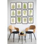 Kututr Dekorize Mdf Tablo Seti 12 Parça Salon Oturma Odası İçin Duvar Dekoru Çerçeve Görünümlü Onk Seri,Onk 1016 30 X 40