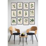 Kututr Dekorize Mdf Tablo Seti 12 Parça Salon Oturma Odası İçin Duvar Dekoru Çerçeve Görünümlü Onk Seri,Onk 1027 30 X 40
